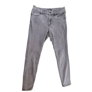 Ann Taylor Curvy Fit Skinny Jeans Gray Size 4 Women’s Stretch Denim